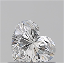 Natural Diamond 0.51 Carats, Heart with  Cut, G Color, VVS1 Clarity and Certified by GIA