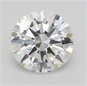 Natural Diamond 2.01 Carats, Round with Excellent Cut, H Color, SI1 Clarity and Certified by GIA