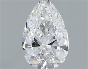 Picture of Natural Diamond 0.40 Carats, Pear with  Cut, F Color, SI1 Clarity and Certified by GIA