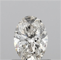 Diamante Natural 0.52 quilates, Ovalado , Color H, claridad SI2 y certificado IGI