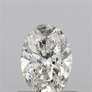 Foto Diamante Natural 0.52 quilates, Ovalado , Color H, claridad SI2 y certificado IGI de