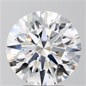 Del inventario de diamantes de laboratorio, 4.01 quilates, Redondo , Color D, claridad VS2 y certificado IGI