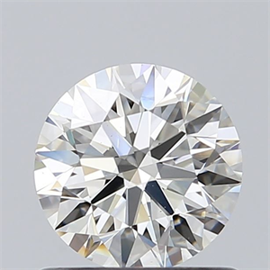 Picture of Natural Diamond 0.73 Carats, Round with Excellent Cut, I Color, VS2 Clarity and Certified by GIA