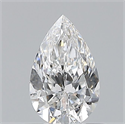 Diamante Natural 0.50 quilates, De pera , Color E, claridad VS1 y certificado GIA
