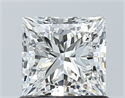 Natural Diamond 1.03 Carats, Princess with  Cut, H Color, VS1 Clarity and Certified by GIA
