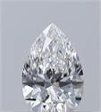 Natural Diamond 0.31 Carats, Pear with  Cut, E Color, VS2 Clarity and Certified by GIA