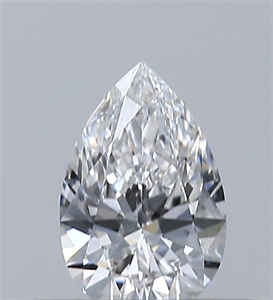 Picture of Natural Diamond 0.31 Carats, Pear with  Cut, E Color, VS2 Clarity and Certified by GIA