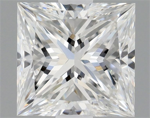 Foto Diamante Natural 0.51 quilates, Princesa , Color E, claridad VS1 y certificado GIA de