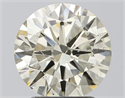 Diamante Natural 2.10 quilates, Redondo , Color K, claridad SI1 y certificado IGI