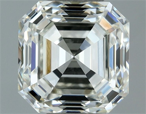 Picture of Natural Diamond 1.00 Carats, Asscher with  Cut, I Color, VVS2 Clarity and Certified by IGI