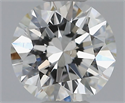 Natural Diamond 0.70 Carats, Round with Excellent Cut, G Color, VS2 Clarity and Certified by GIA