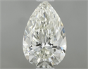 Natural Diamond 0.61 Carats, Pear with  Cut, K Color, IF Clarity and Certified by GIA