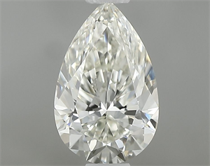 Picture of Natural Diamond 0.61 Carats, Pear with  Cut, K Color, IF Clarity and Certified by GIA