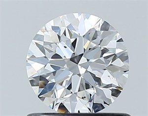 Picture of Natural Diamond 0.70 Carats, Round with Excellent Cut, F Color, SI2 Clarity and Certified by GIA