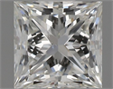 Natural Diamond 0.61 Carats, Princess with  Cut, I Color, VS2 Clarity and Certified by GIA