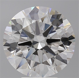 Picture of Lab Grown Diamond 6.10 Carats, Round with Ideal Cut, E Color, VVS2 Clarity and Certified by IGI