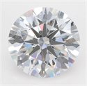 Lab Grown Diamond 4.05 Carats, Round with Excellent Cut, D Color, VVS2 Clarity and Certified by GIA