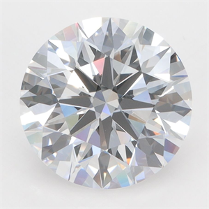 Picture of Lab Grown Diamond 4.05 Carats, Round with Excellent Cut, D Color, VVS2 Clarity and Certified by GIA