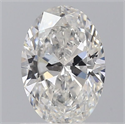 Diamante Natural 0.59 quilates, Ovalado , Color G, claridad SI1 y certificado GIA