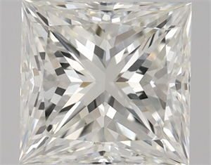 Picture of Natural Diamond 0.90 Carats, Princess with  Cut, I Color, VS1 Clarity and Certified by GIA