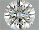 Natural Diamond 0.91 Carats, Round with Excellent Cut, H Color, VS2 Clarity and Certified by GIA
