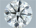 Natural Diamond 1.90 Carats, Round with Excellent Cut, H Color, VVS2 Clarity and Certified by IGI