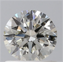 Natural Diamond 0.70 Carats, Round with Very Good Cut, J Color, SI1 Clarity and Certified by GIA