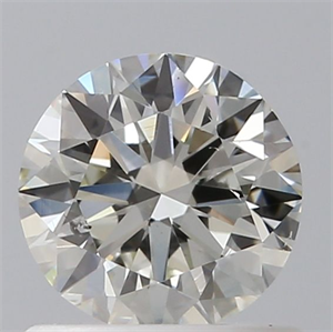 Picture of Natural Diamond 0.70 Carats, Round with Very Good Cut, J Color, SI1 Clarity and Certified by GIA