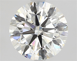 Picture of Natural Diamond 2.01 Carats, Round with Excellent Cut, H Color, VS2 Clarity and Certified by GIA