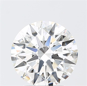 Picture of Lab Grown Diamond 3.06 Carats, Round with Ideal Cut, F Color, VS1 Clarity and Certified by IGI