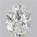 Diamante Natural 1.71 quilates, Ovalado , Color G, claridad VVS2 y certificado GIA