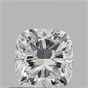 Natural Diamond 0.50 Carats, Cushion with  Cut, D Color, VVS2 Clarity and Certified by GIA