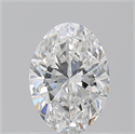 Natural Diamond 1.20 Carats, Oval with  Cut, F Color, VS1 Clarity and Certified by GIA