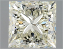 Natural Diamond 1.01 Carats, Princess with  Cut, N Color, VS2 Clarity and Certified by GIA