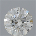Natural Diamond 0.54 Carats, Round with Excellent Cut, H Color, VS1 Clarity and Certified by IGI