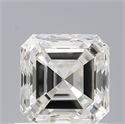 Natural Diamond 0.90 Carats, Asscher with  Cut, F Color, IF Clarity and Certified by IGI