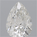 Natural Diamond 0.90 Carats, Pear with  Cut, F Color, SI2 Clarity and Certified by GIA