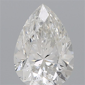 Picture of Natural Diamond 0.90 Carats, Pear with  Cut, F Color, SI2 Clarity and Certified by GIA