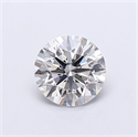 Lab Grown Diamond 1.03 Carats, Round with Ideal Cut, F Color, VVS1 Clarity and Certified by IGI