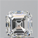 Natural Diamond 0.90 Carats, Asscher with  Cut, G Color, VS1 Clarity and Certified by GIA