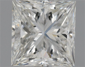 Picture of Natural Diamond 0.90 Carats, Princess with  Cut, H Color, VVS2 Clarity and Certified by GIA