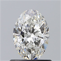 Diamante Natural 0.73 quilates, Ovalado , Color G, claridad SI1 y certificado GIA