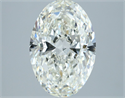 Natural Diamond 3.03 Carats, Oval with  Cut, I Color, VS2 Clarity and Certified by IGI