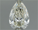 Natural Diamond 0.90 Carats, Pear with  Cut, J Color, VVS1 Clarity and Certified by IGI