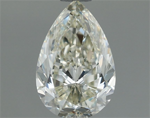 Picture of Natural Diamond 0.90 Carats, Pear with  Cut, J Color, VVS1 Clarity and Certified by IGI