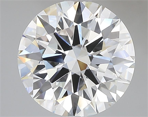 Picture of Lab Grown Diamond 3.52 Carats, Round with Ideal Cut, E Color, VVS2 Clarity and Certified by IGI