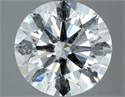Diamante Natural 3.03 quilates, Redondo , Color H, claridad SI2 y certificado IGI