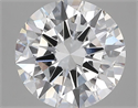 Del inventario de diamantes de laboratorio, 3.83 quilates, Redondo , Color E, claridad VVS2 y certificado IGI