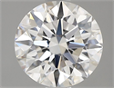 Lab Grown Diamond 1.02 Carats, Round with Ideal Cut, D Color, VS1 Clarity and Certified by IGI
