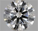 Lab Grown Diamond 1.31 Carats, Round with Ideal Cut, F Color, VS1 Clarity and Certified by IGI